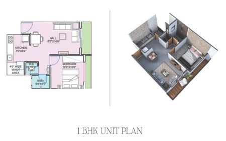1 BHK Layout