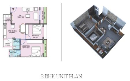 2 BHK Layout